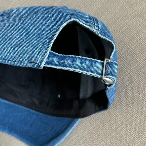 BEST NWT Ba&sh Hissa Cap Denim Blue Strong Logo Casual Cotton main image 7